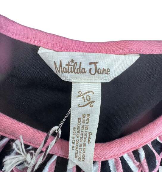 Matilda Jane Heart to Heart Halloween Fun Mixed Print Dress 10 k8 - Picture 8 of 8